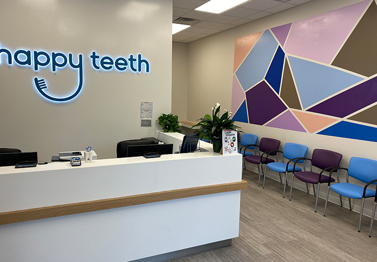 Happy Teeth of Southampton dental office reception desk